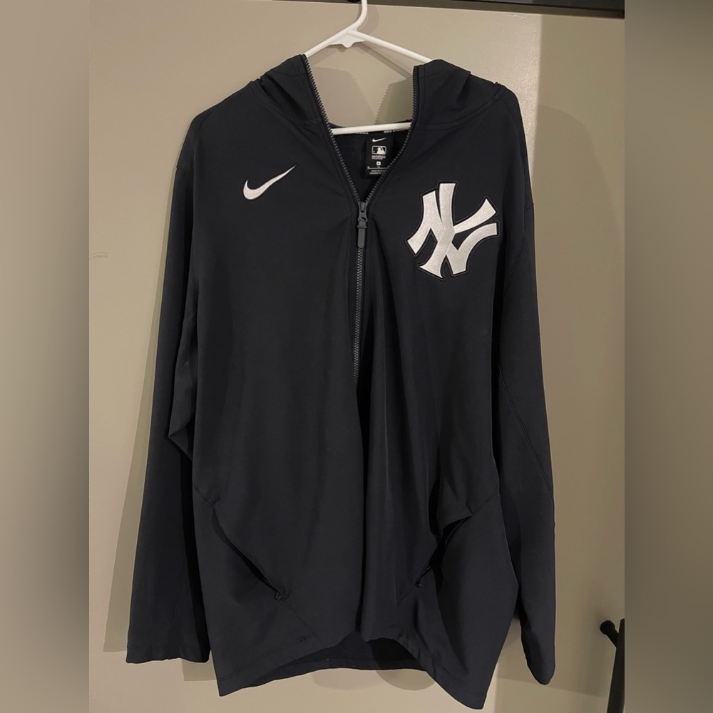 Nike Black Jacket with White Logo